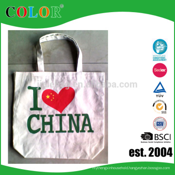 Promotional Logo Printed Custom Canvas Cotton Tote Bag